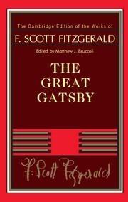 F. Scott Fitzgerald: The Great Gatsby