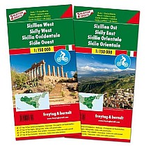 Sizilien West und Ost, Set, Autokarte 1:150.000