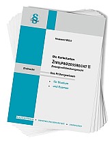 Zivilprozessrecht (ZPO) II. Karteikarten