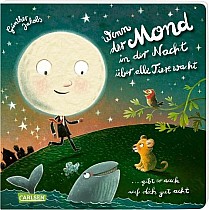 Wenn der Mond in der Nacht über alle Tiere wacht ... gibt er auch auf dich gut acht