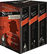 Sherlock Holmes - Sämtliche Werke in 3 Bänden (Die Erzählungen I, Die Erzählungen II, Die Romane) (3 Bände im Schuber)