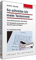 So schreibe ich mein Testament