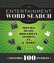 Entertainment Word Search: Movies, Music, Broadway, Sports, TV & More