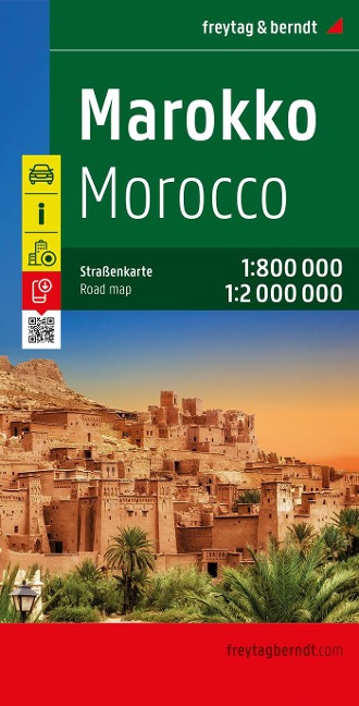 Marokko 1 : 800 000 / 1 : 2 000 000. Autokarte