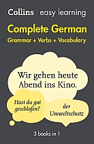 Easy Learning Complete German -  Grammar, Verbs and Vocabulary (3 Books in 1)