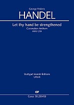 Let thy hand be strengthened. Coronation Anthem II (Klavierauszug)