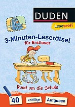 Leseprofi - 3-Minuten-Leserätsel für Erstleser: Rund um die Schule