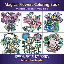 Magical Flowers Coloring Book