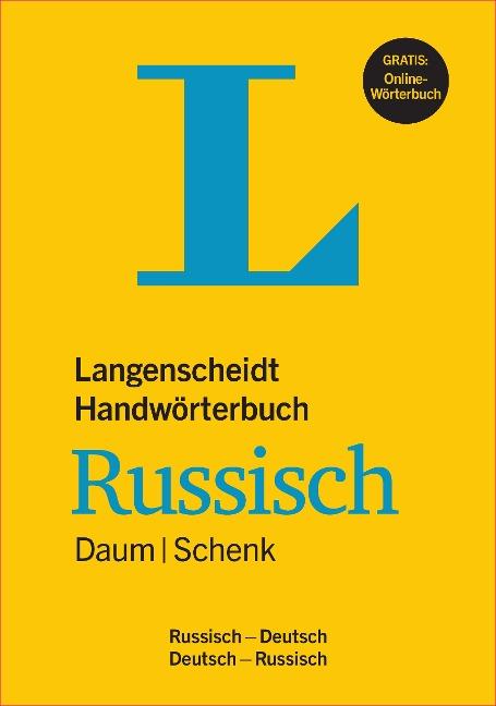 Langenscheidt Handwörterbuch Russisch Daum/Schenk - Buch mit Online-Anbindung