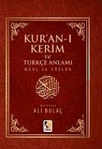 Kuran-i Kerim ve Türkce Anlami Cep Boy, Ciltli