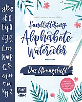 Handlettering Alphabete Watercolor -Das Übungsheft
