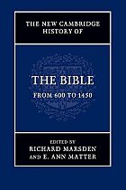 The New Cambridge History of the Bible