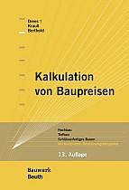 Kalkulation von Baupreisen