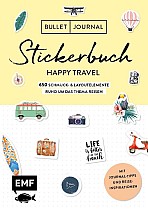 Bullet Journal - Stickerbuch Happy Travel: 650 Schmuck- und Layoutelemente rund um das Thema Reisen