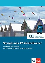 Voyages neu A2. Vokabeltrainer. Heft inklusive Audios für Smartphone/Tablet