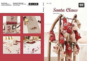 Santa Claus. Kreuzstich-Stickideen Weihnachten