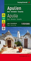 Apulien - Bari - Brindisi - Taranto, Top 10 Tips, Autokarte 1:150.000