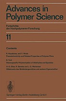 Advances in Polymer Science