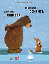 Herr Hase & Frau Bär. Kinderbuch Deutsch-Spanisch