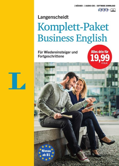 Langenscheidt Komplett-Paket Business English - Sprachkurs mit 2 Büchern, 3 Audio-CDs und Software-Download