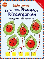 Mein bunter Lern- und Übungsblock Kindergarten. Lustige Mal- und Denkspiele