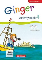 Ginger - Early Start Edition - Activity Book 4. Englisch ab Klasse 1. Mit interaktiven Übungen online