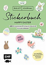 Bullet Journal - Stickerbuch Happy Easter: 750 frühlingshafte Schmuckelemente für die Osterzeit