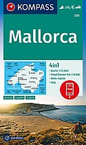 KOMPASS Wanderkarte 230 Mallorca 1:75.000