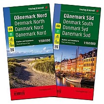 Dänemark Nord und Süd, Autokarten 1:150.000