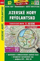 Wanderkarte Tschechien Jizerske hory, Frydlantsko 1 : 40 00