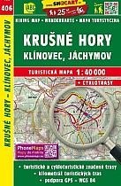 Wanderkarte Tschechien Krusne hory - Klinovec, Jachymov 1 : 40 000