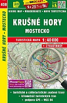 Wanderkarte Tschechien Krusne hory - Mostecko 1 : 40 000