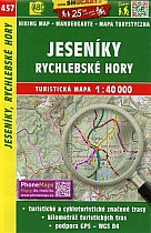 Wanderkarte Tschechien Jeseniky, Rychlebske hory 1 : 40 000