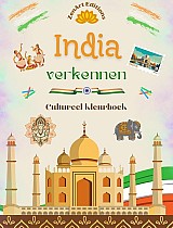 India verkennen - Cultureel kleurboek - Creatieve ontwerpen van Indiase symbolen